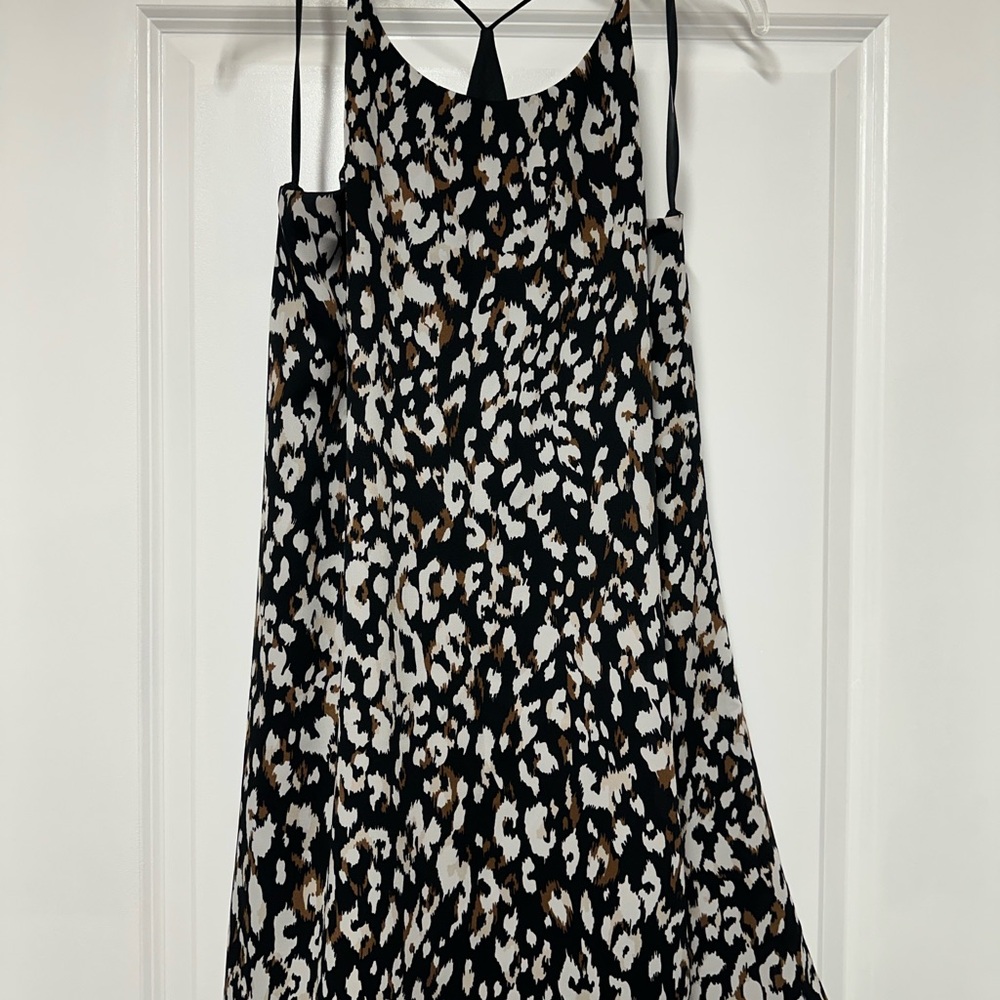 Leopard Print Sleeveless Dress